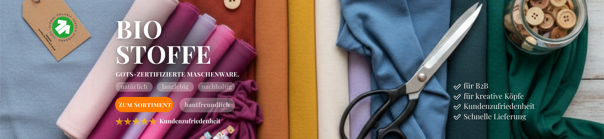 Fabrilogy Biostoffe Landing Page