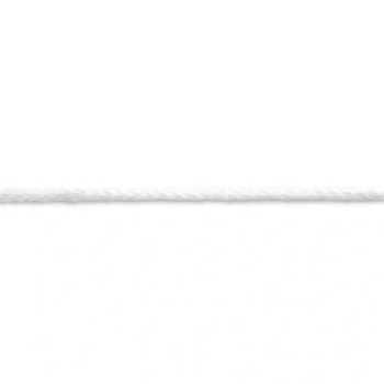 Anorak- und Parkakordel 4 mm weiß