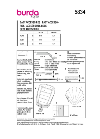 Baby Accessoires | BURDA | Gr: onesize | Level: 2