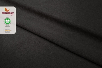 Organic-Fleece uni - GOTS 6.0 - black