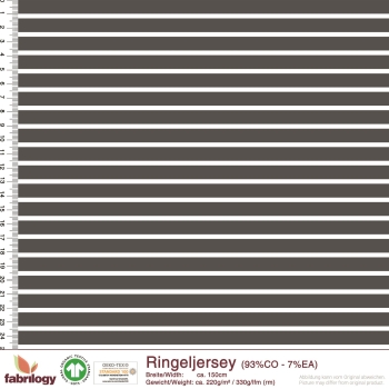 Organic Jersey-Stripes (10/3mm) - GOTS 6.0 - mouse gray/white