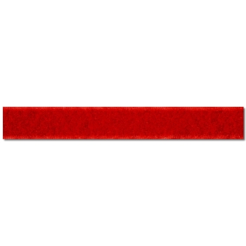 Flauschband zum Annähen 20 mm rot