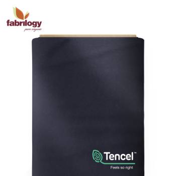 French Terry uni mit TENCEL™ LYOCELL - navy