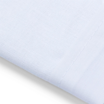 Trouser pockets half, to iron on, 14 x 17cm, white 