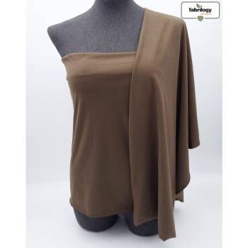 Jersey uni mit TENCEL™ Modal Micro - trüffel