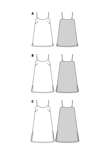 Kleid | BURDA | Gr: 34 - 48 | Level: 1