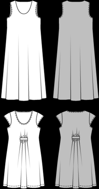 Kleid | BURDA | Gr: 44-60 | Level: 1