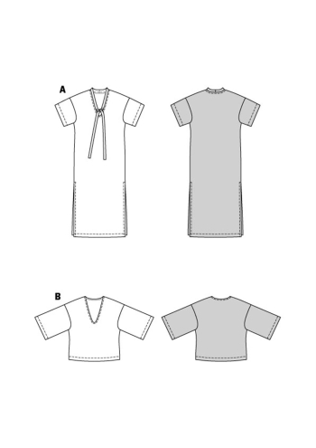Kleid+Shirt | BURDA | Gr: 34-44 | Level: 1