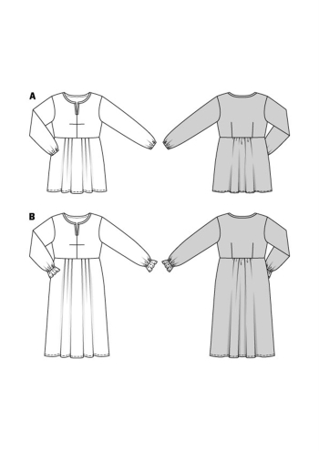 Kleid + Tunika | BURDA | Gr: 44 - 54 | Level: 2