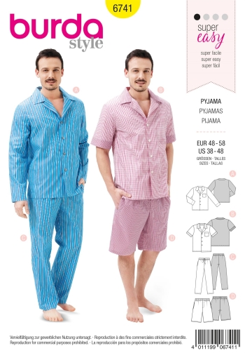 Pyjama | BURDA | Gr: 48 - 58 | Level: 1