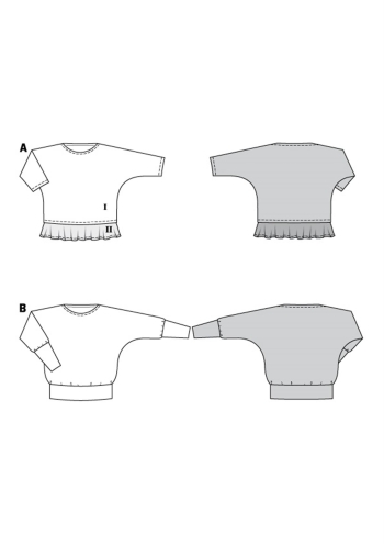 Shirt | BURDA | Gr: 46-60 | Level: 1