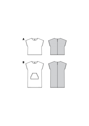 Shirt, Kleid | BURDA | Gr: 104-140 | Level: 1