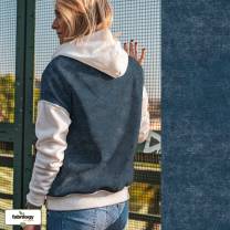 AcidWash (French Terry) - GOTS - denim-dunkelblau
