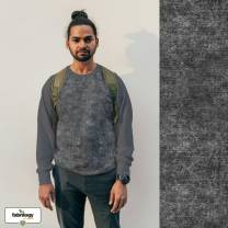 AcidWash (French Terry) - GOTS - denim-grau