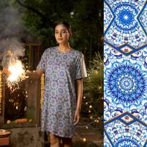 Andalusian Star (Viscose-Lycra) – ECO - cobalt blue