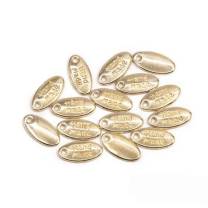 Pendant | Ellipse | handmade | 5x11mm | copper