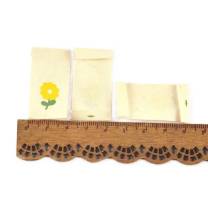 Patches | flower | 20x37mm | yellow