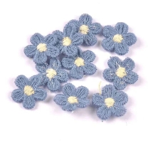 Patches | Lace | Flower |15mm | blue