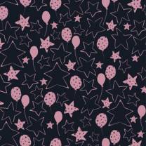 Ballon - GOTS - navy - (Fench Terry brushed)
