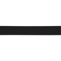 Cotton ribbon strong 20 mm black