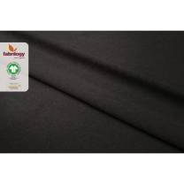 Organic-Fleece uni - GOTS - black