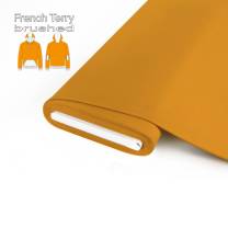 Organic French Terry brushed - GOTS mustard