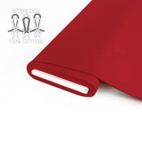 Bio Jersey (Interlock) - GOTS - rot