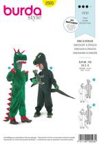 Drache + Dino | BURDA | Gr: 98 - 128 | Level: 3