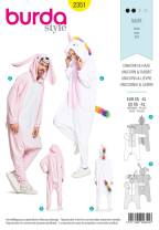 Einhorn + Hase | BURDA | Gr: sx - xxl | Level: 2
