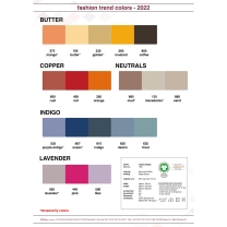 Farbkarte - Fashion Trend Colors 2022