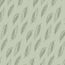 Feathers twisted - GOTS - olive