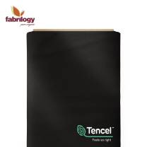 French Terry uni mit TENCEL™ LYOCELL - schwarz ***SONDERPOSTEN***