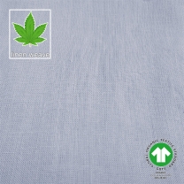 Organic Hemp (linen weave) - GOTS 6.0 - light-blue
