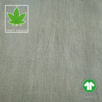 Hanf (Leinenbindung) - GOTS - grey