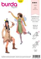Indianerin, Elfe | BURDA | Gr: 36 - 48 | Level: 3