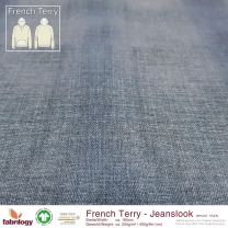 Jeanslook (French Terry) - GOTS 6.0 - denim