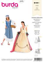 Kaiserin, Wäscherin | BURDA | Gr: 36-46 | Level: 3