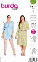kleid + bluse | BURDA | Gr: 46 - 56 | Level: 2