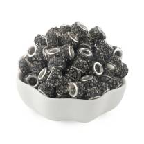 Metallperlen / Metallkugeln | Strass | 11mm | dunkelgrau
