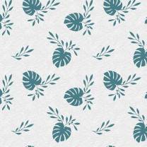 Monstera deliciosa (French Terry) - GOTS - petrol