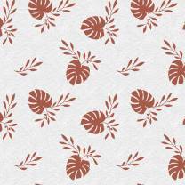 Monstera deliciosa (French Terry) - GOTS- rust