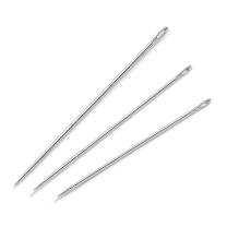 Sewing needles long ST 7 0.70 x 38 mm silver-coloured