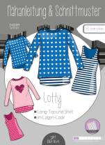 Paper pattern double shirt Lotty | size 80-164