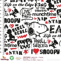 Peanuts® - Snoopy Graffiti Star - GOTS 6.0
