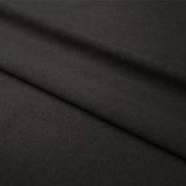 RESTSTÜCK | 80 cm | Bio Fleece (double-sided polar) uni - GOTS - schwarz