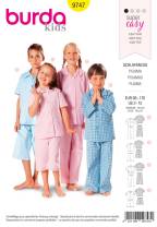 Pajamas | BURDA | Size: 98 - 170 | Level: 2