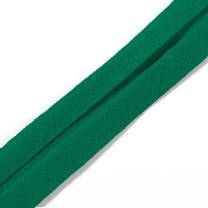 Bias binding, cotton, 40/20mm, green, 30m