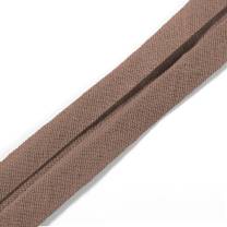 Bias binding, cotton, 40/20mm, sand, 30m