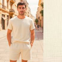 Soft Mist (Double Gauze Melange) - ECO - Natural Beige