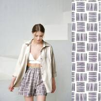 Striped Squares (poplin) - ECO - lilac